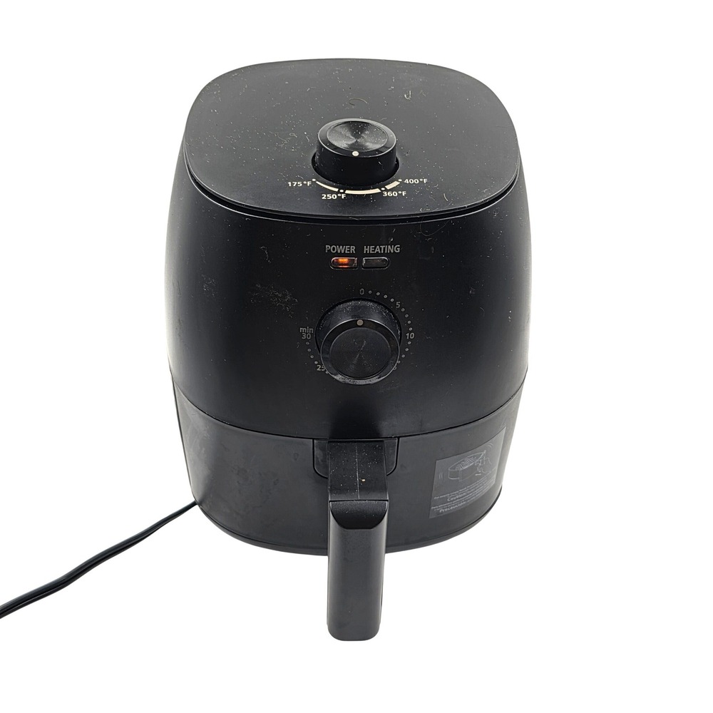Walmart Oil-Less Fryer HB1000756422 Black Air Fryer 175-400F 1150W 30 Min Timer